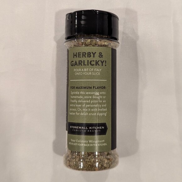 NWT Stonewall Kitchen Pizza Seasonings SET of 2 (Herby Garlic & Parm Pizza Dust) - Picture 5 of 11
